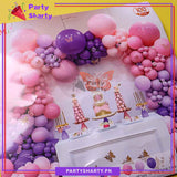100pcs Baby Pink, Blush, Lilac & Dark Purple Balloons Garland Theme Set For Butterfly Themed Party Decoration & Celebration