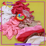 80pcs Dark Pink, Baby Pink, Rose Gold & White Balloon Garland Arch Kit For Party Event Decoration