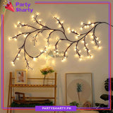 1PCS 72/144LED Tree Branch Lamp USB Powered DIY Festive Tree Vine Light For Home Decoration