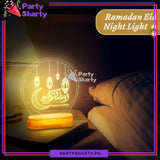 3D Ramadan Kareem LED light Lamp Decorative Led Table Lamp For Ramadan Decorations