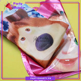 72pcs Happy Birthday Masha & The Bear Theme Set for Theme Based Birthday Decoration and Celebration