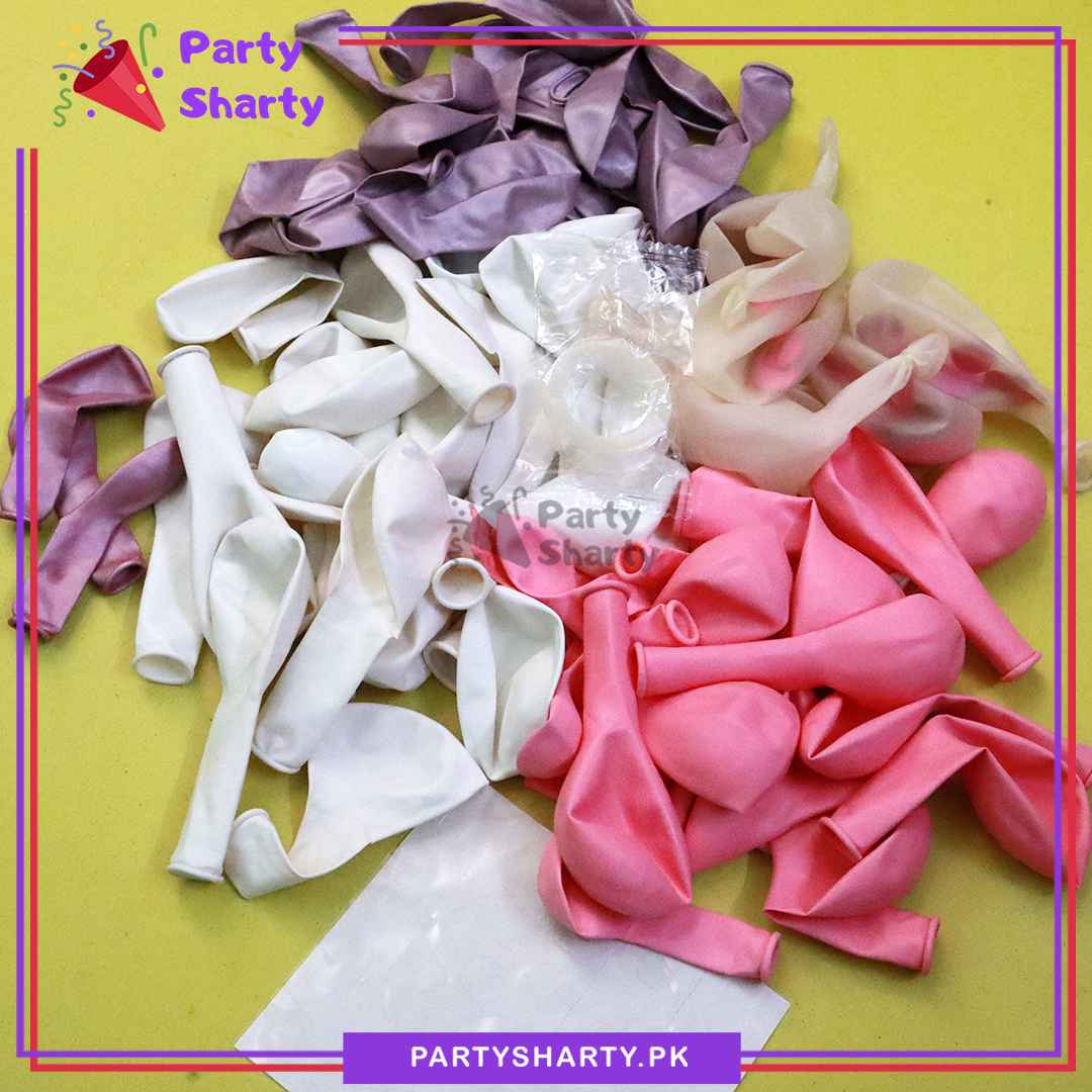 77pcs Its a Girl Theme Set for Welcome Baby / Baby Shower Event Decoration and Celebration
