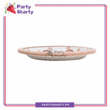 7inches Teddy Bear Theme Dessert Paper Plates Pack of 10 for Teddy Bear Theme Party Decoration
