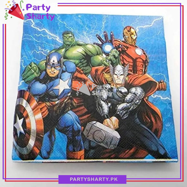 Super Hero Napkin 33cm 16 Pack