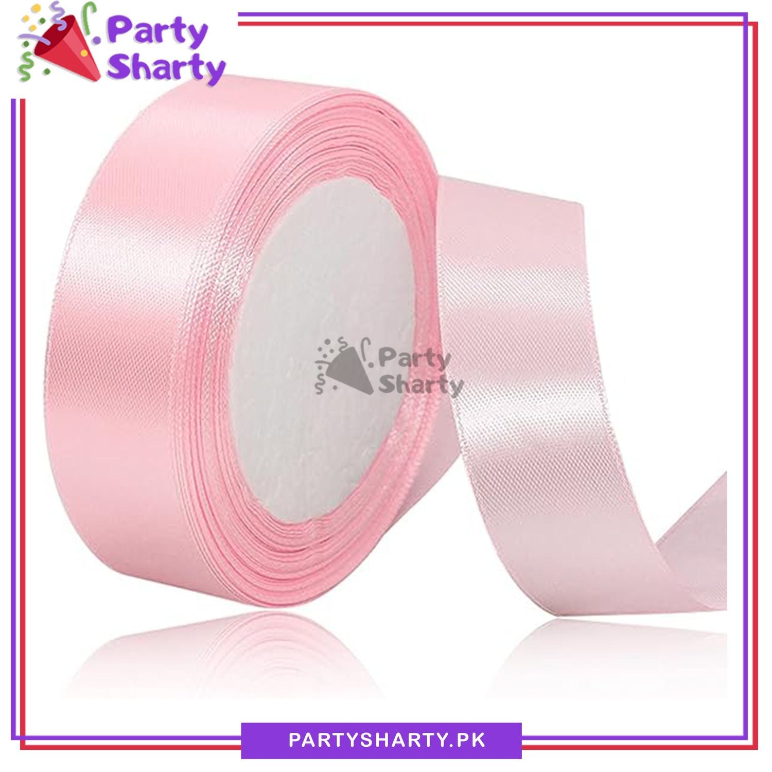 1/2 inch Satin Ribbon Roll For Birthday, Anniversary, Bridal Shower, Baby Shower and Gift Decoration