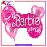 5pcs/set Barbie Foil Balloons For Barbie Theme Party Decoration and Celebration