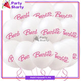Barbie Printed Latex Balloons For Birthday and Party Decoration