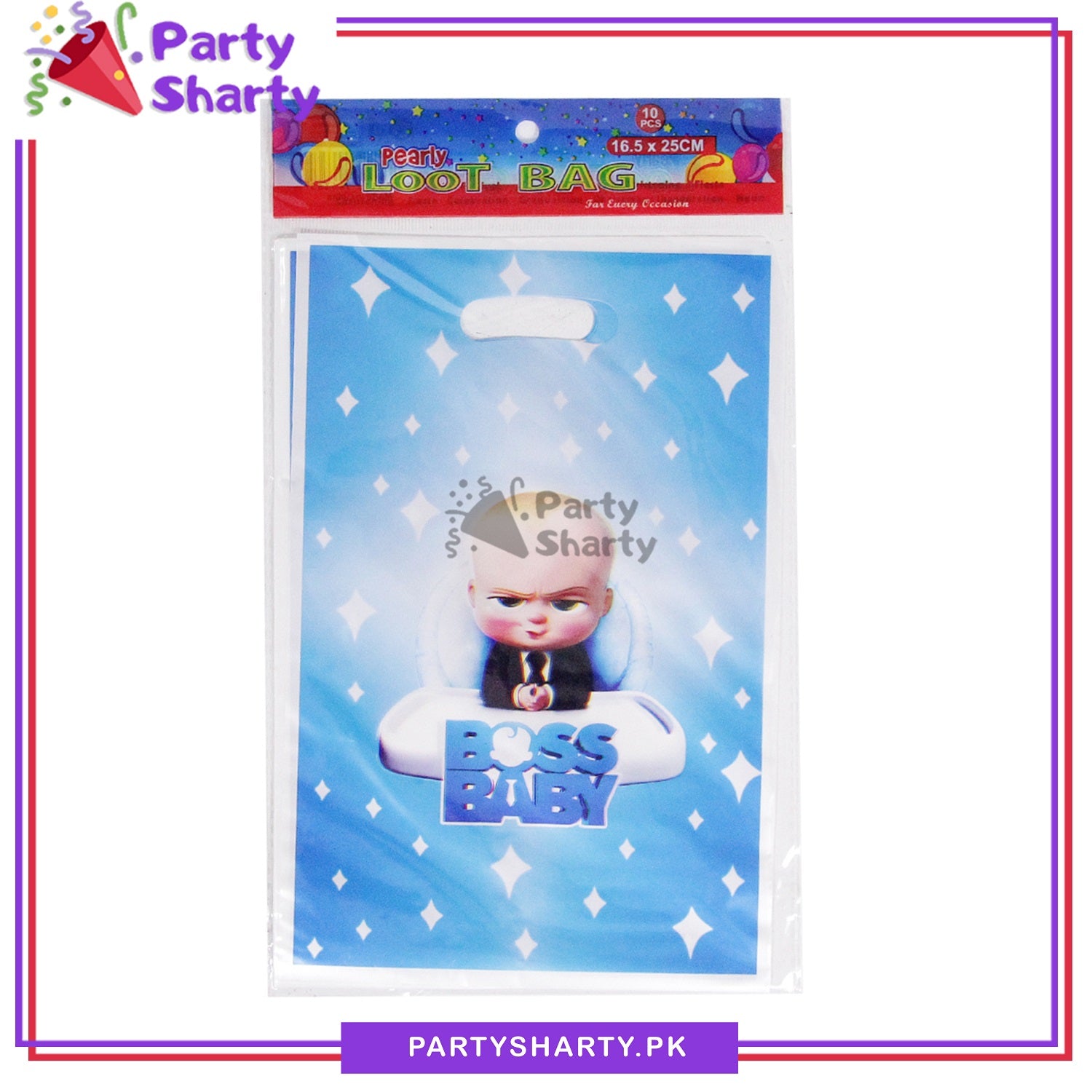Boss Baby Theme Goody Bags / Loot Bags For Birthday Party Decoration and Celebration