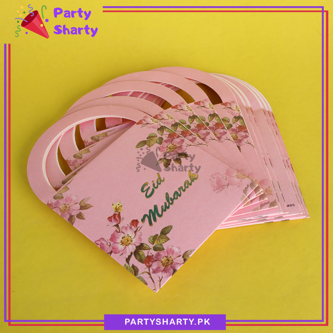 Cute Hand Bag Style Eidi Printed Envelopes (Pack 10) For Eid Celebration