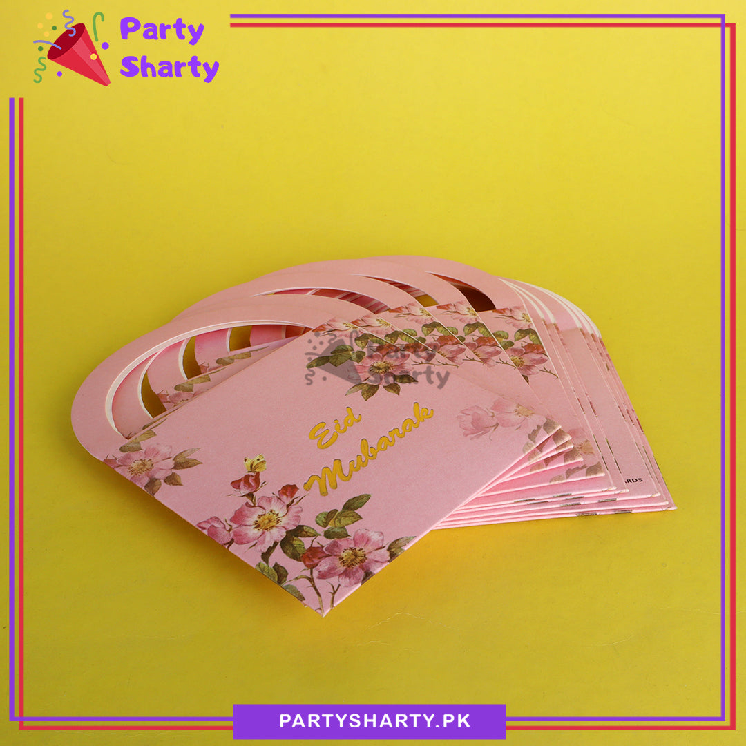 Cute Hand Bag Style Eidi Printed Envelopes (Pack 10) For Eid Celebration