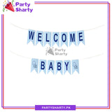 D2 Welcome Baby Card Banner for Welcome Baby Party Decoration & Celebration
