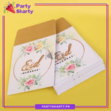 Beautiful Eidi Printed Envelop (Pack 10) For Eid Celebration