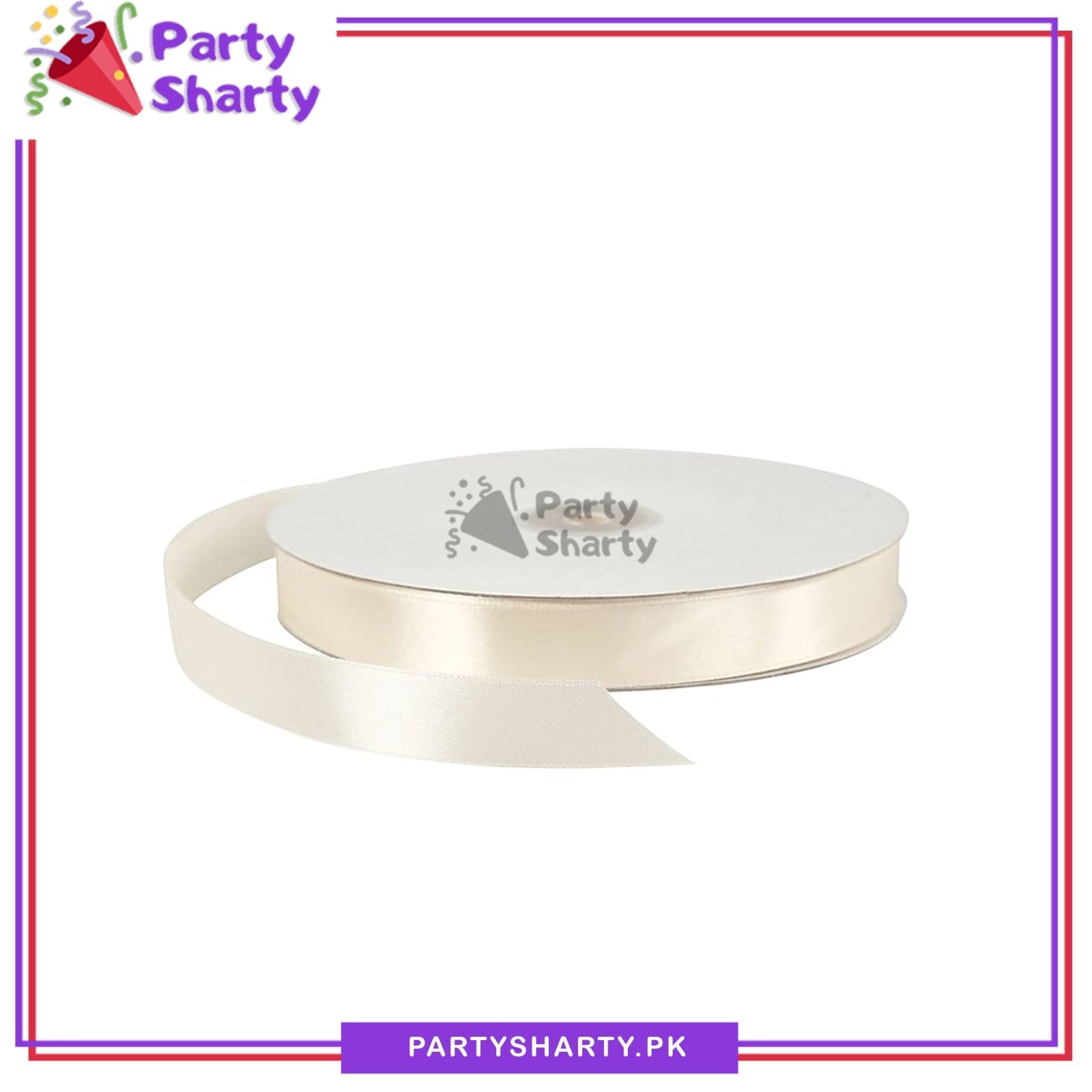 1/2 inch Satin Ribbon Roll For Birthday, Anniversary, Bridal Shower, Baby Shower and Gift Decoration