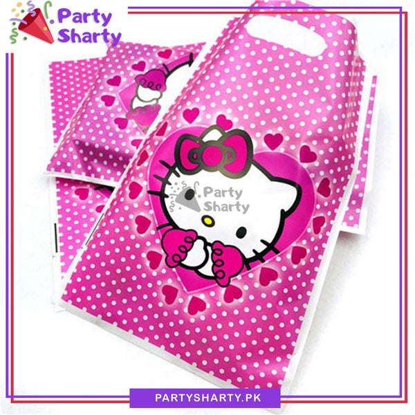Hello Kitty Theme Goody Bags Pack of 10 For Hello Kitty Theme Party De