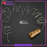 High Quality Cork shaped LED 2m long Bright yellow bottle lights with built in batteries For Party Decoration