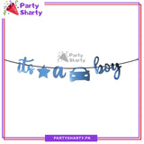 Its a Boy / Girl Card Banner for Welcome Baby Party Decoration and Celebration
