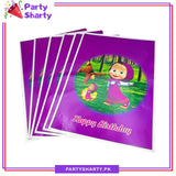 Masha & The Bear Theme Goody Bags Pack of 10 For Theme Birthday Decoration and Celebration