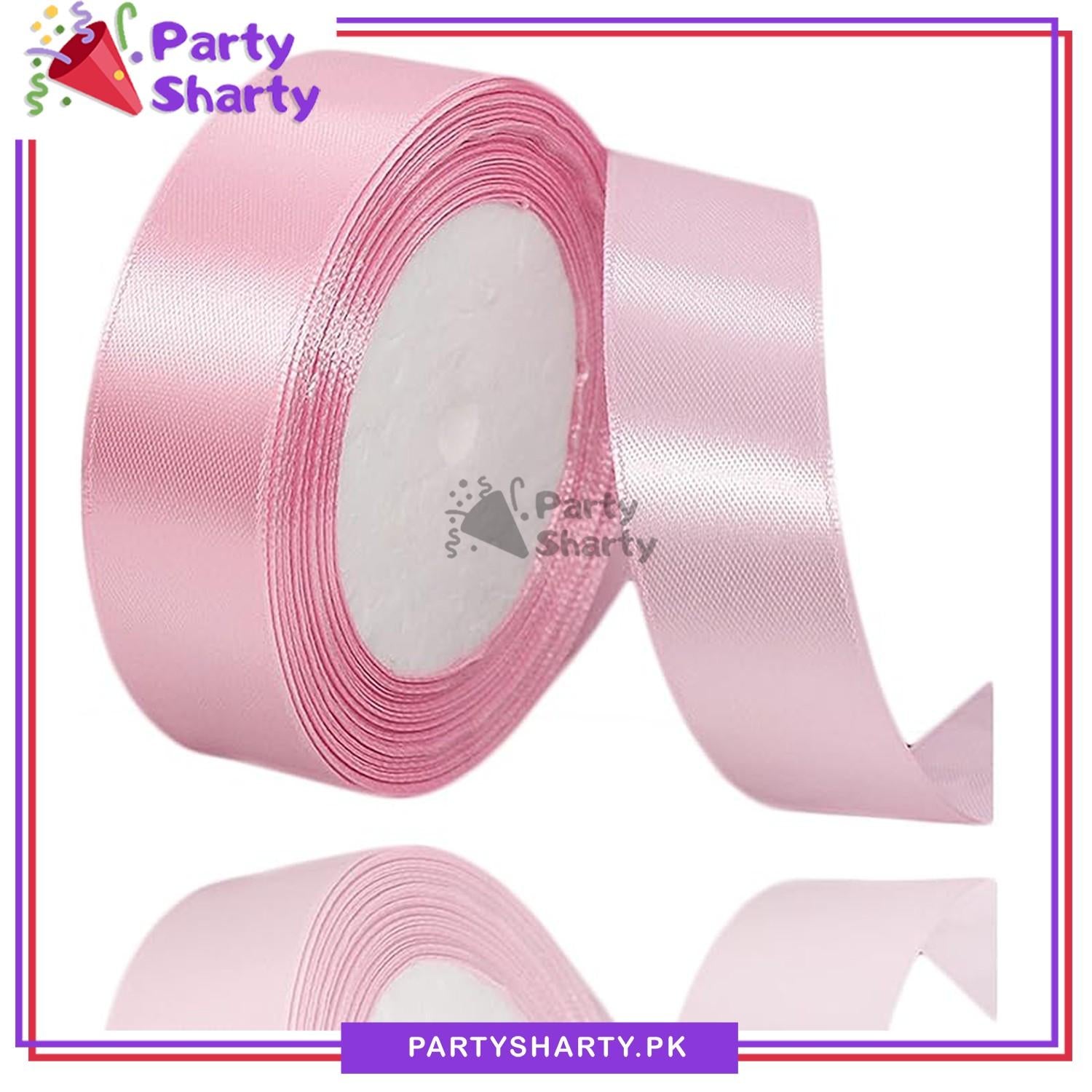 1/2 inch Satin Ribbon Roll For Birthday, Anniversary, Bridal Shower, Baby Shower and Gift Decoration