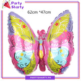 D-2 Multi Color Butterfly Foil Balloon For Birthday and Party Decoration