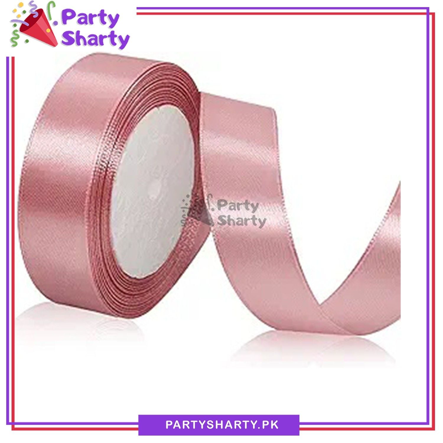 1/2 inch Satin Ribbon Roll For Birthday, Anniversary, Bridal Shower, Baby Shower and Gift Decoration