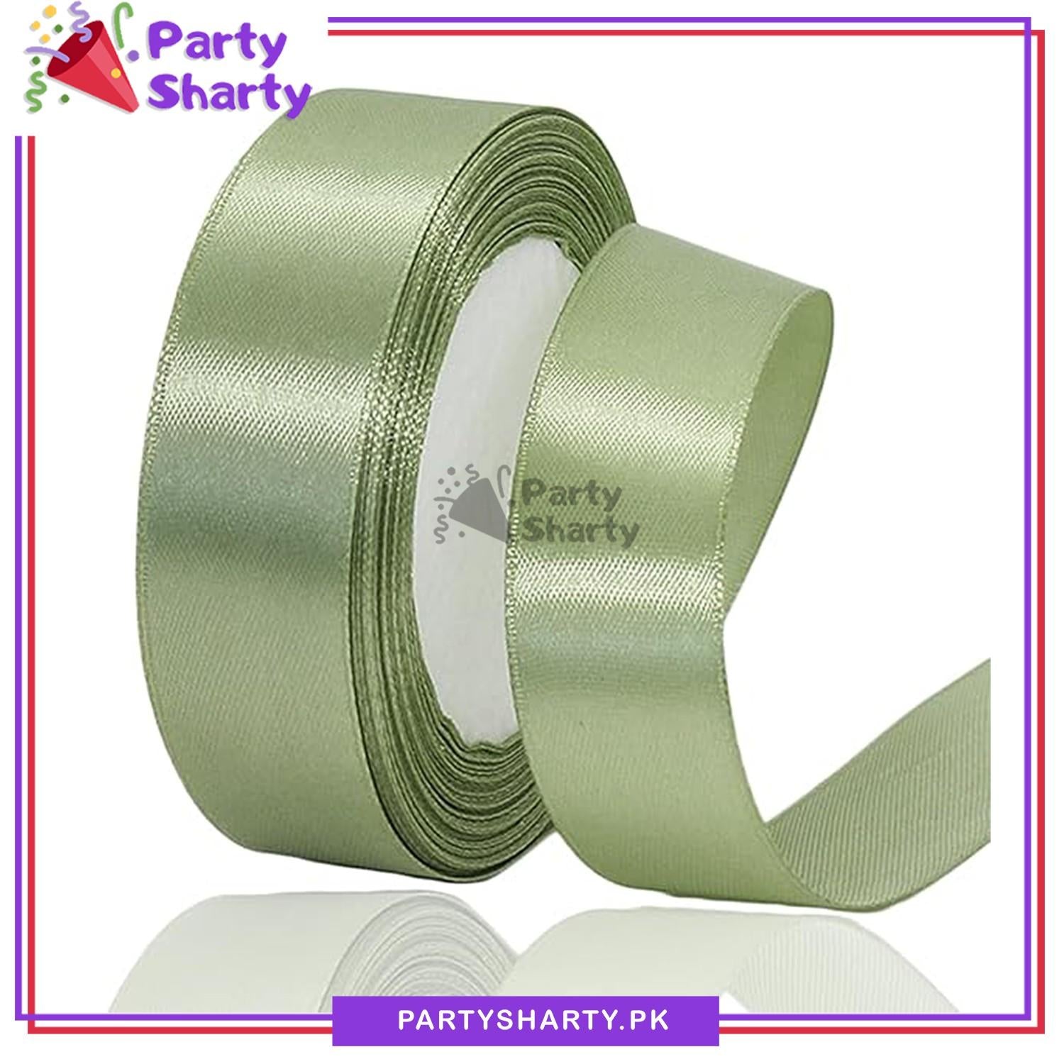 1/2 inch Satin Ribbon Roll For Birthday, Anniversary, Bridal Shower, Baby Shower and Gift Decoration
