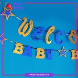 Welcome Baby Boy / Girl Scripted Foamic Banner for Welcome Baby Decoration & Celebration