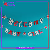 Welcome Baby Boy / Girl Scripted Foamic Banner for Welcome Baby Decoration & Celebration
