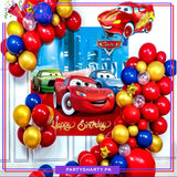 Lightning Mc Queen Car Birthday Theme Set for Theme Based Birthday Decoration and Celebration