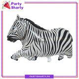 Zebra Animal Shaped Foil Balloons For Jungle / Safari / Wild One Theme Birthday Party Decoration and Celebration