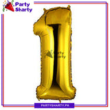 Number 1 Foil Balloon - Jumbo Size (40 inches) for First Birthday / Anniversary Party Decoration and Celebration