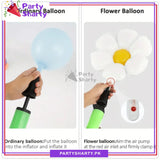 100pcs Daisy Flower Balloon Garland Set For Butterfly & Flower Theme Birthday Decoration and Celebration
