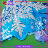 100pcs Frozen Snowflake Balloons Garland Arch For Birthday Party Decoration and Celebration