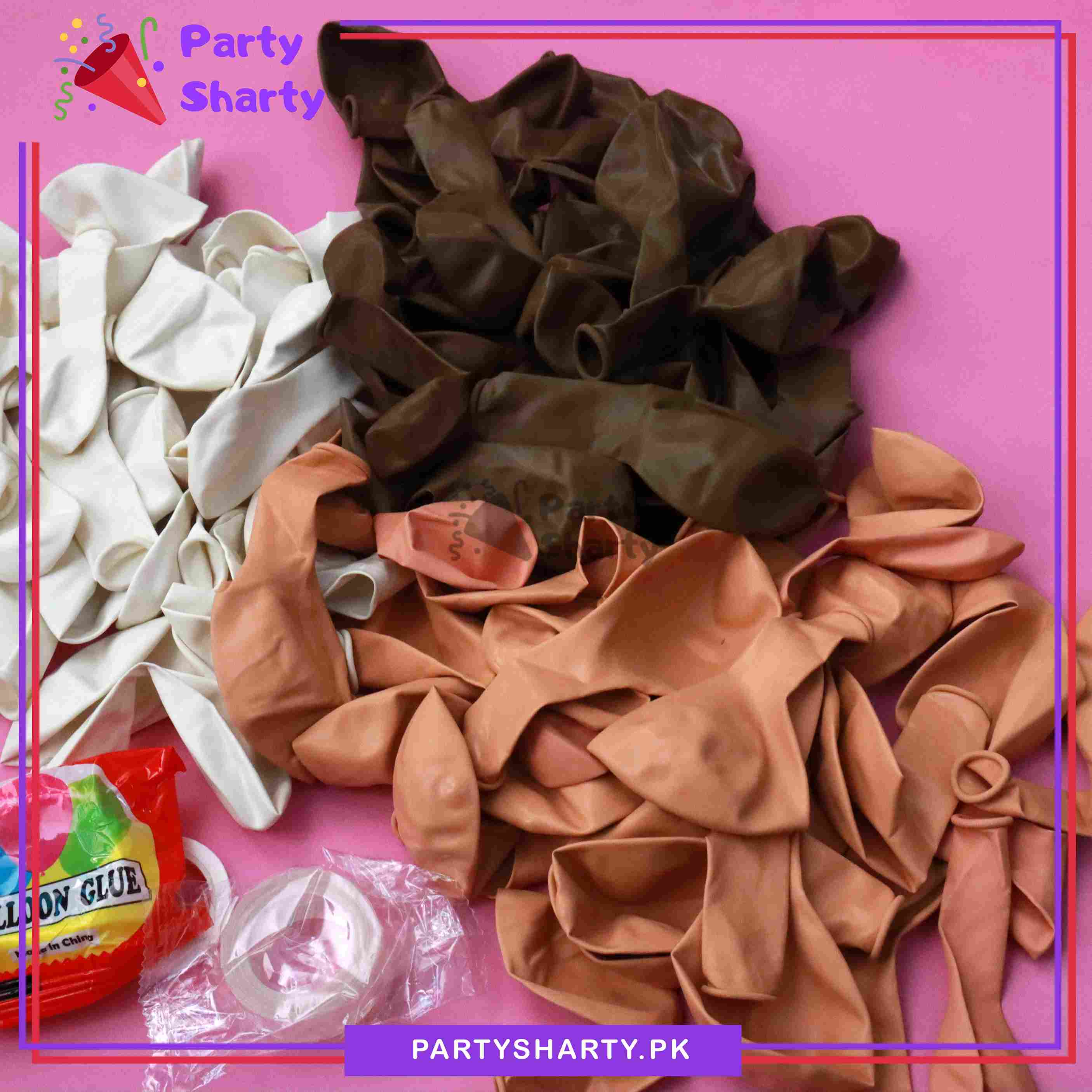 100pcs Happy Birthday with Teddy Bear Theme Set Balloons Kit for Teddy Bear Theme Party Decorations