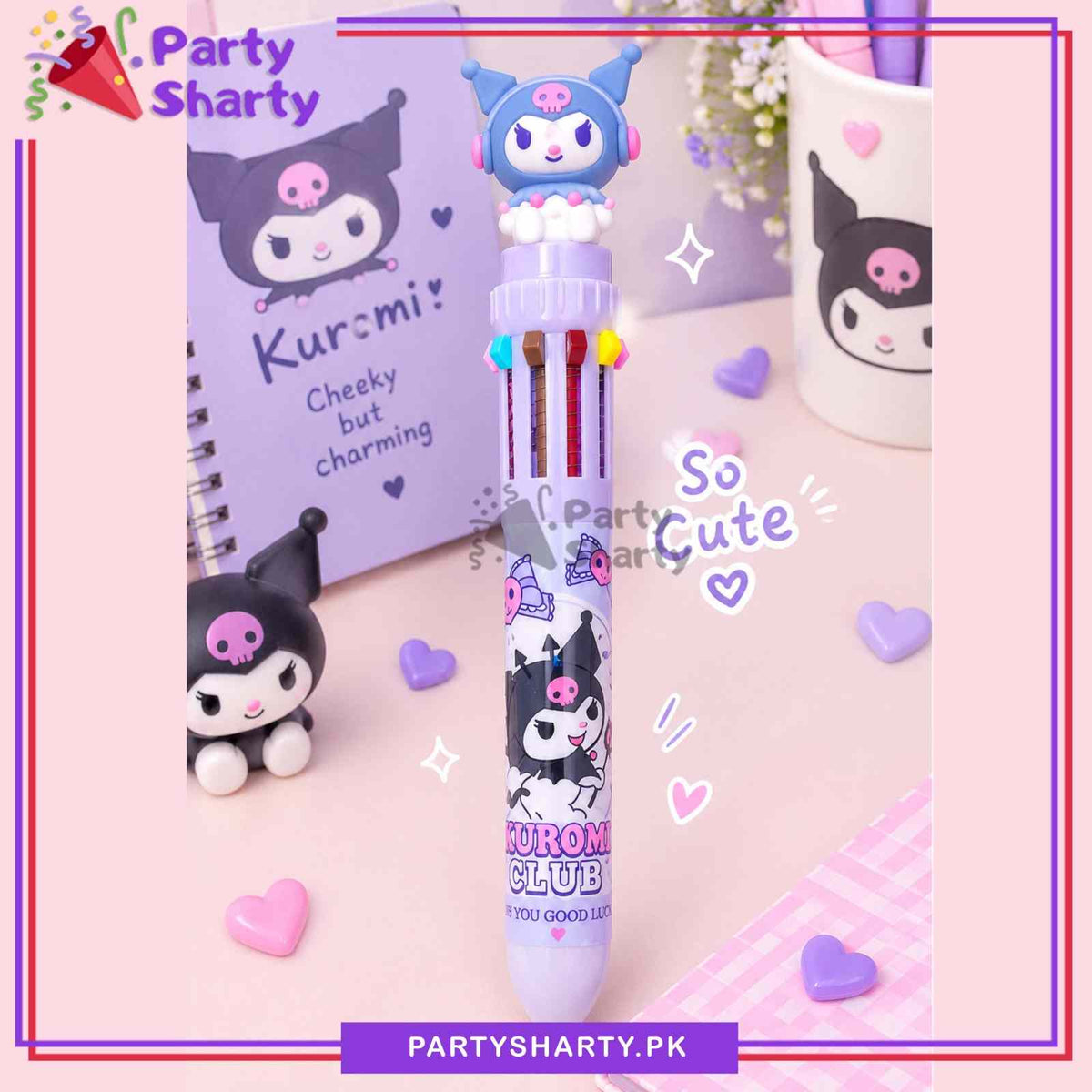 1pc 10 Colors Kuromi Theme Pen For Kuromi Theme Celebration