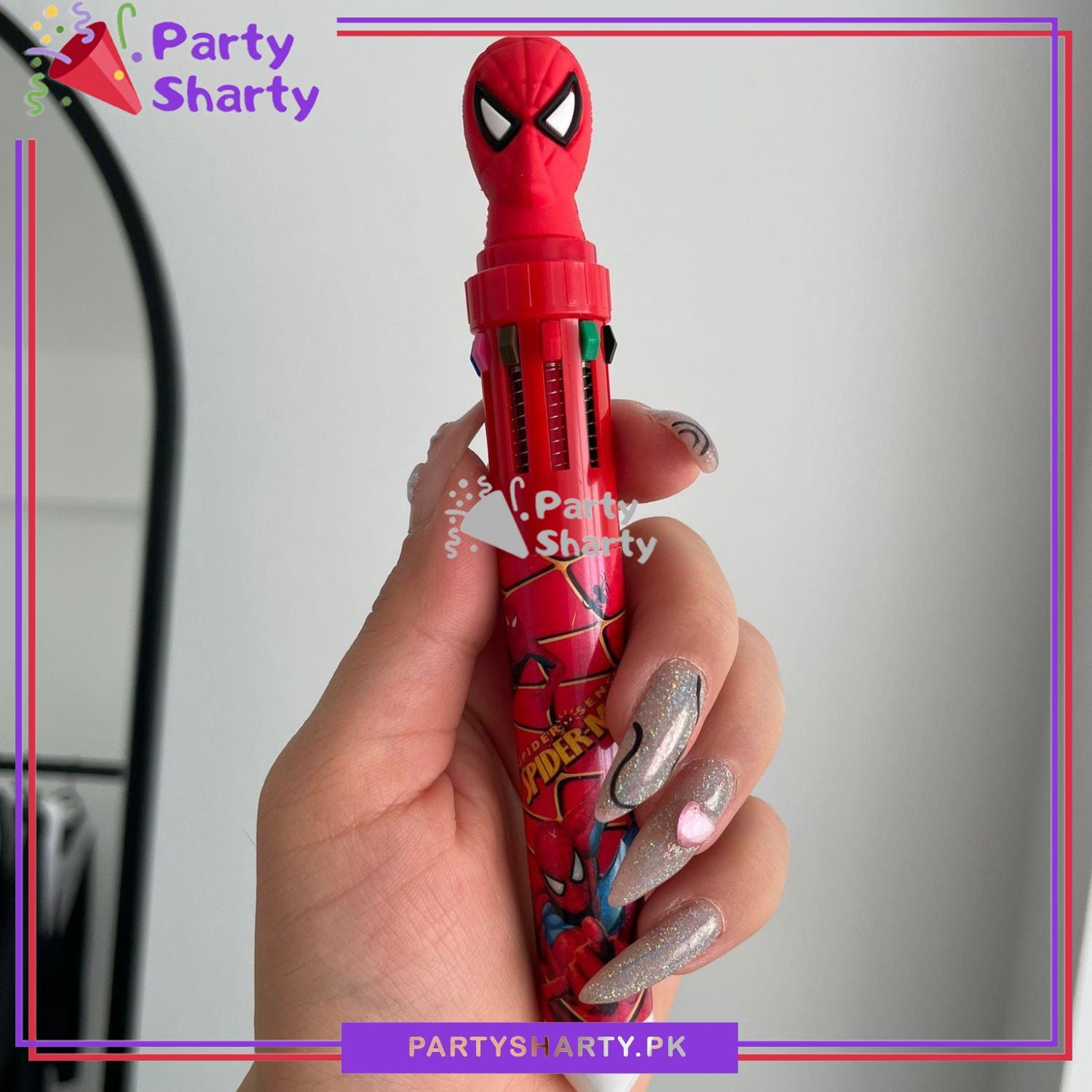10 Colors Spiderman Theme Pen For Avenger / Super Hero Theme Celebration