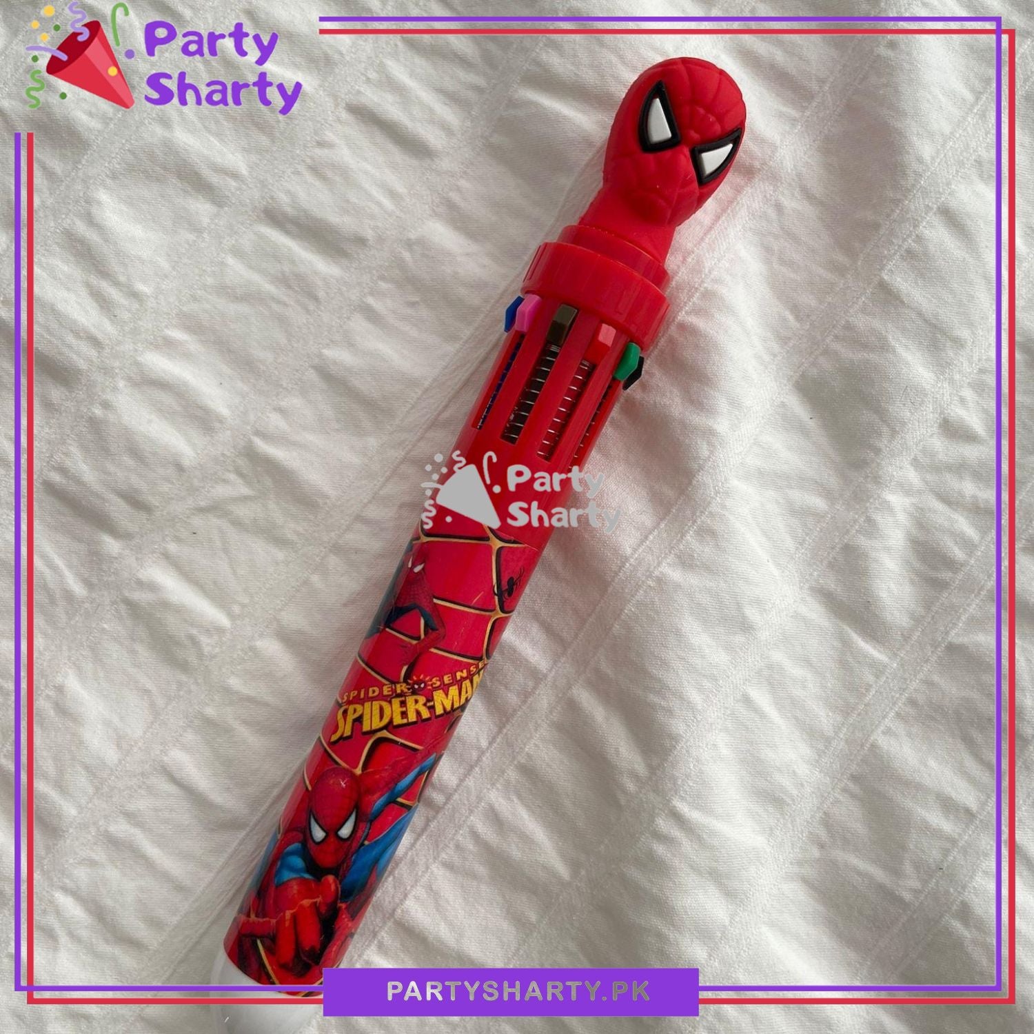 10 Colors Spiderman Theme Pen For Avenger / Super Hero Theme Celebration