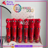 10 Colors Spiderman Theme Pen For Avenger / Super Hero Theme Celebration