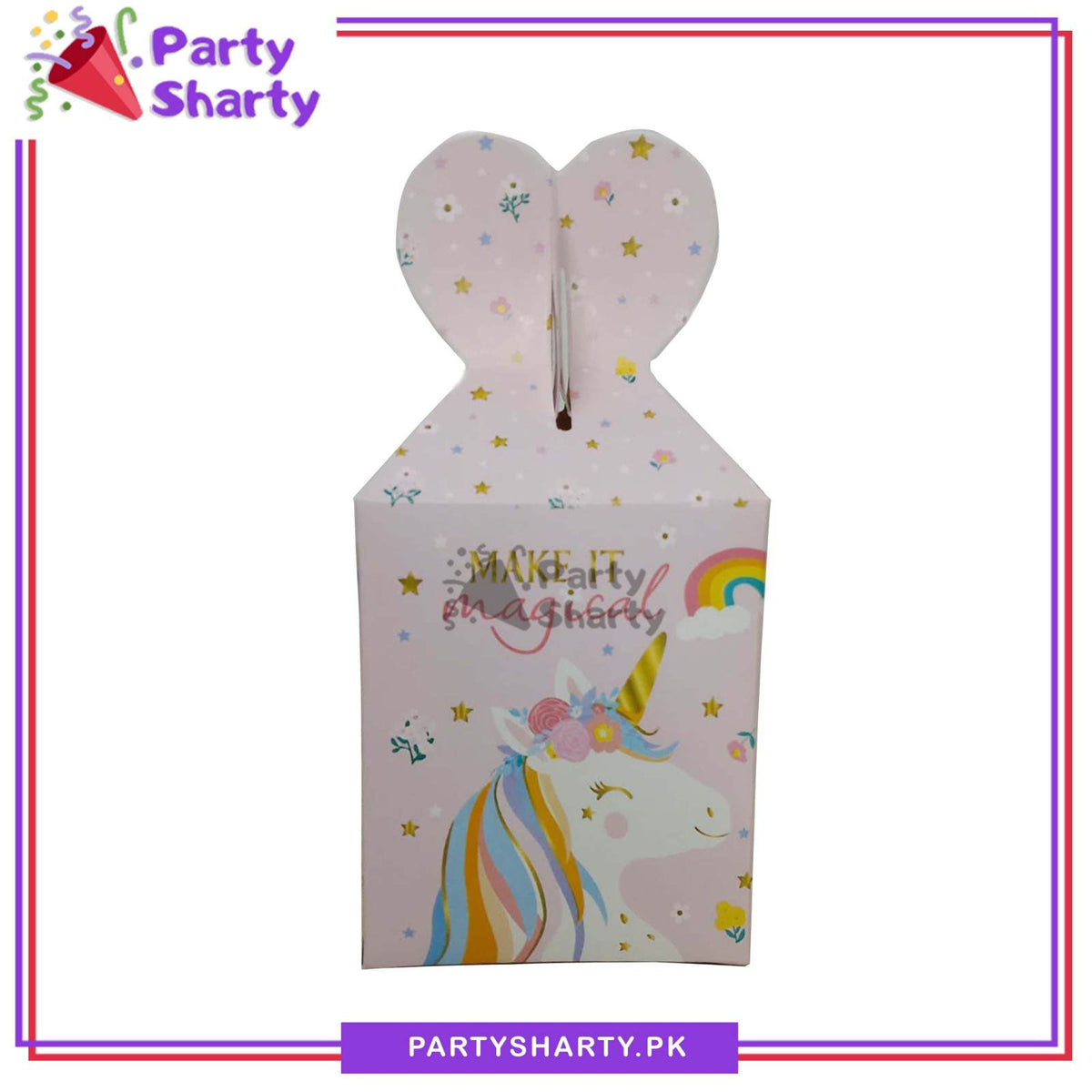 10pcs Make It Magical Unicorn Theme Goody Box For Theme Party Giveaways