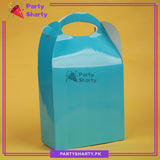 D-2 Plain Solid Color Favor / Goody Boxes Pack of 6 For Birthday and Event Celebration