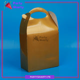 D-2 Plain Solid Color Favor / Goody Boxes Pack of 6 For Birthday and Event Celebration