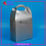 D-2 Plain Solid Color Favor / Goody Boxes Pack of 6 For Birthday and Event Celebration