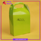 D-2 Plain Solid Color Favor / Goody Boxes Pack of 6 For Birthday and Event Celebration