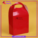 D-2 Plain Solid Color Favor / Goody Boxes Pack of 6 For Birthday and Event Celebration