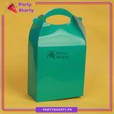 D-2 Plain Solid Color Favor / Goody Boxes Pack of 6 For Birthday and Event Celebration