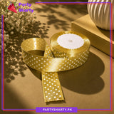 Polka Dot Printed Ribbon For Party Gift Decoration