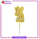 1/2 Birthday Cake Candle For Half Way to One Birthday Cake Decoration and Celebration