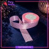 Polka Dot Printed Ribbon For Party Gift Decoration