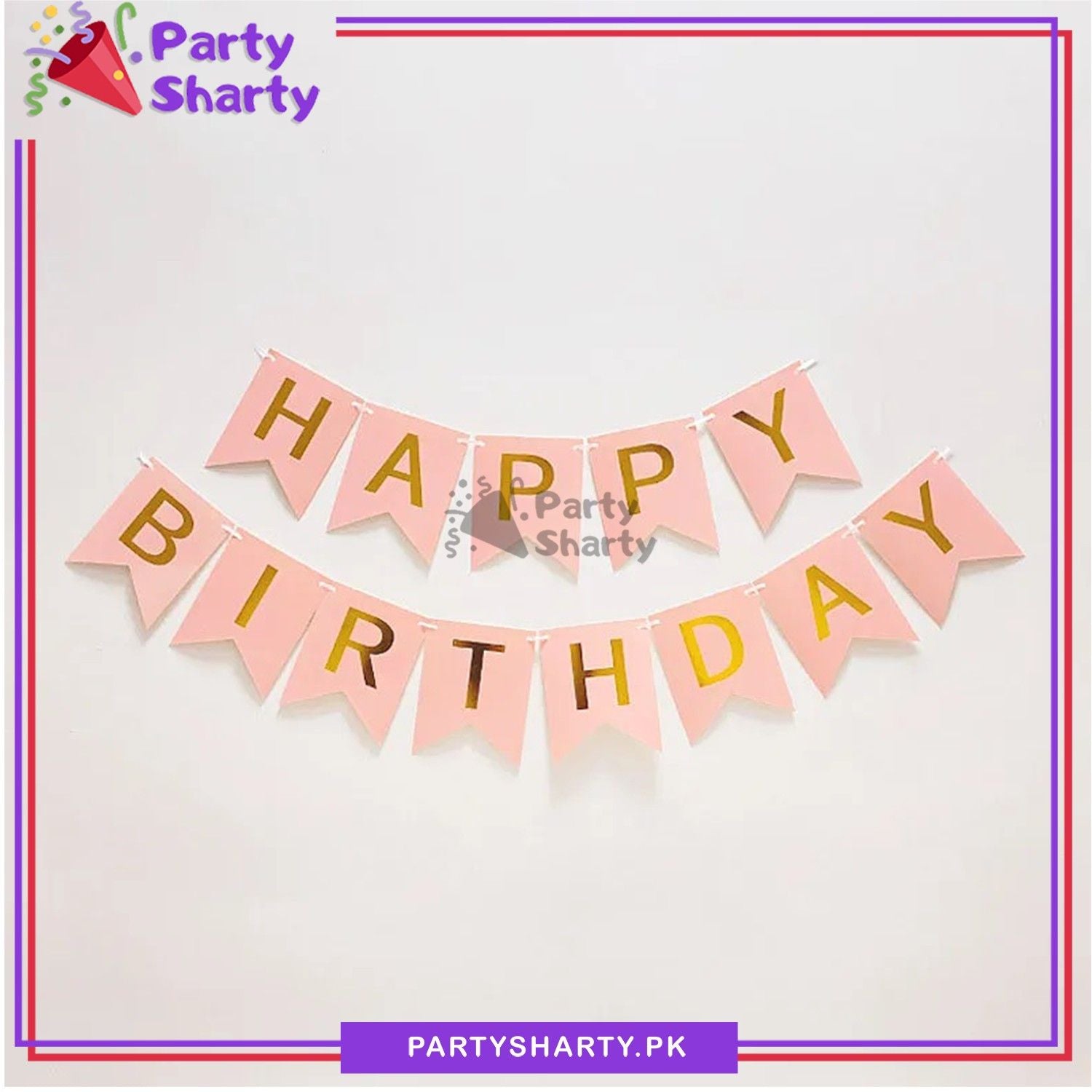 13pcs Happy Birthday Card Chain Banner For Birthday Party Decoration and Celebration