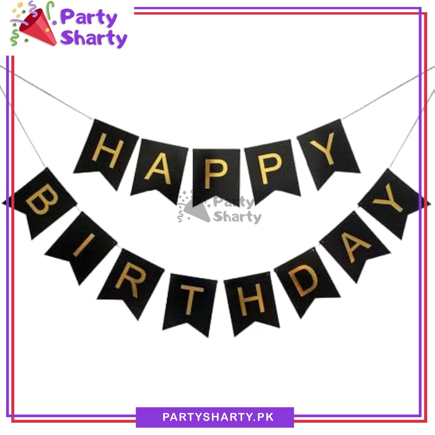 13pcs Happy Birthday Card Chain Banner For Birthday Party Decoration and Celebration