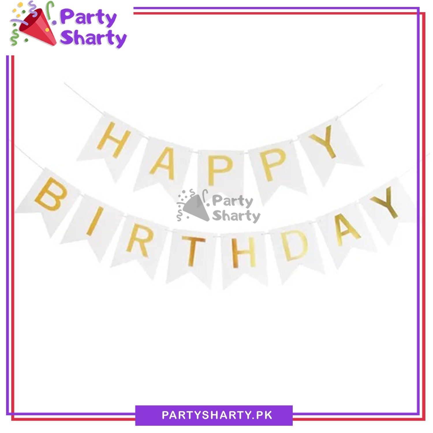 13pcs Happy Birthday Card Chain Banner For Birthday Party Decoration and Celebration